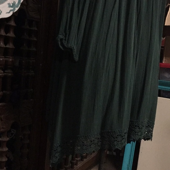 Tularosa Med Avery Olive Midi Dress Like New Rayon - Picture 6 of 8
